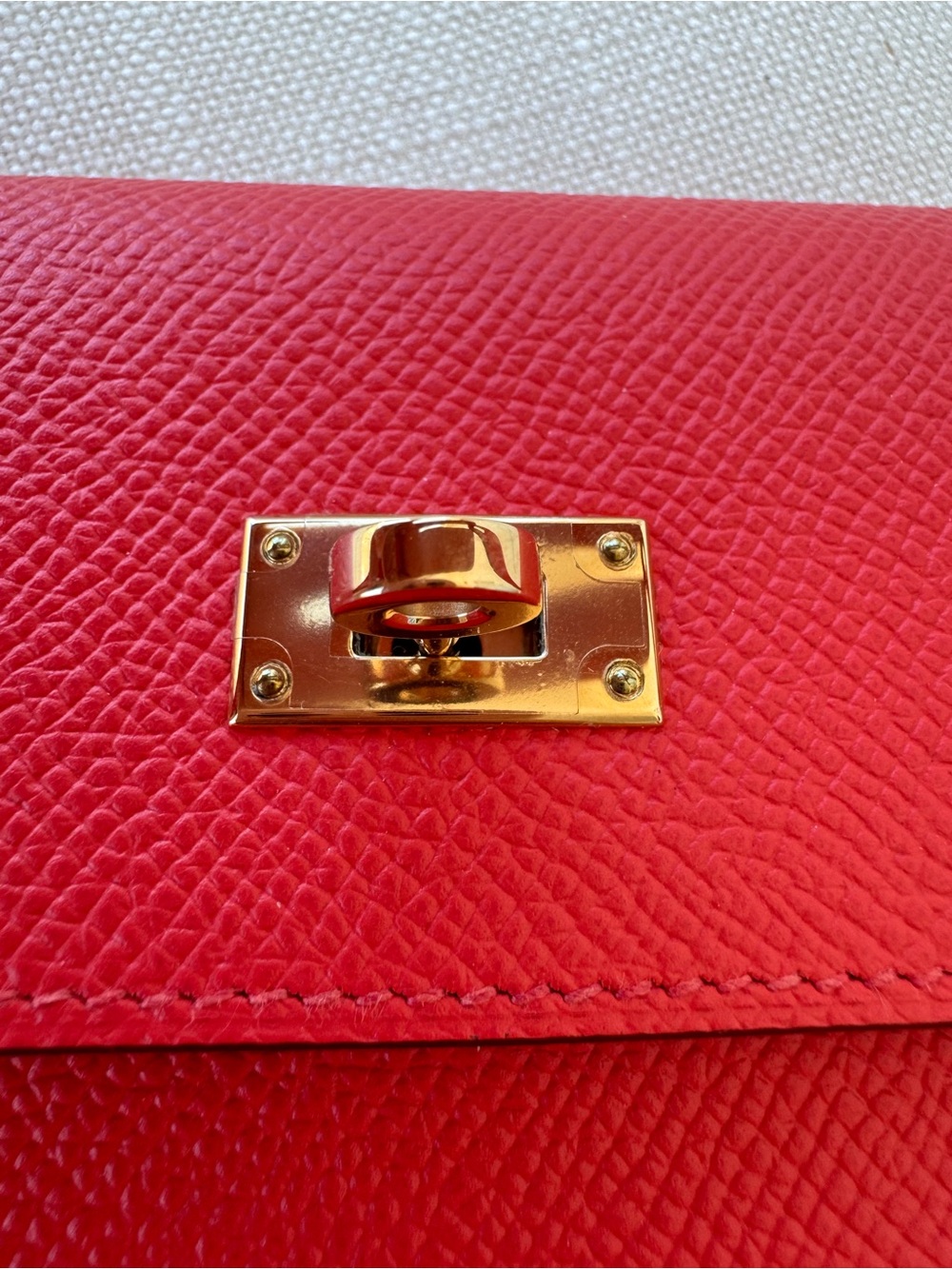 Hermes Kelly epsom longue wallet with seal - Picture 3 of 13